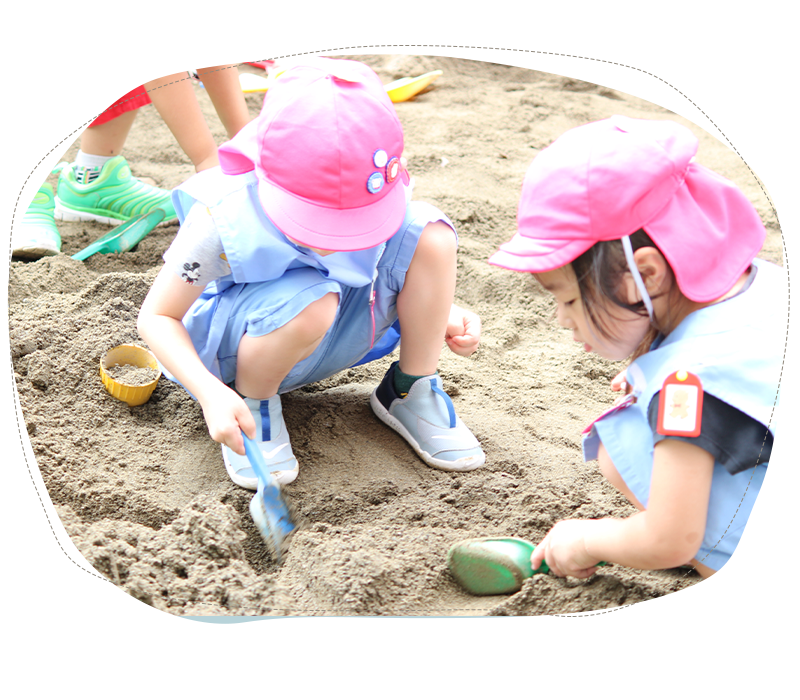 幼稚園での一日